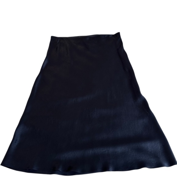 Babaton Aritzia Slip Satin Maxi Skirt Womens Sz. 16 Pull on Elastic Waist Fairy - Picture 13 of 16